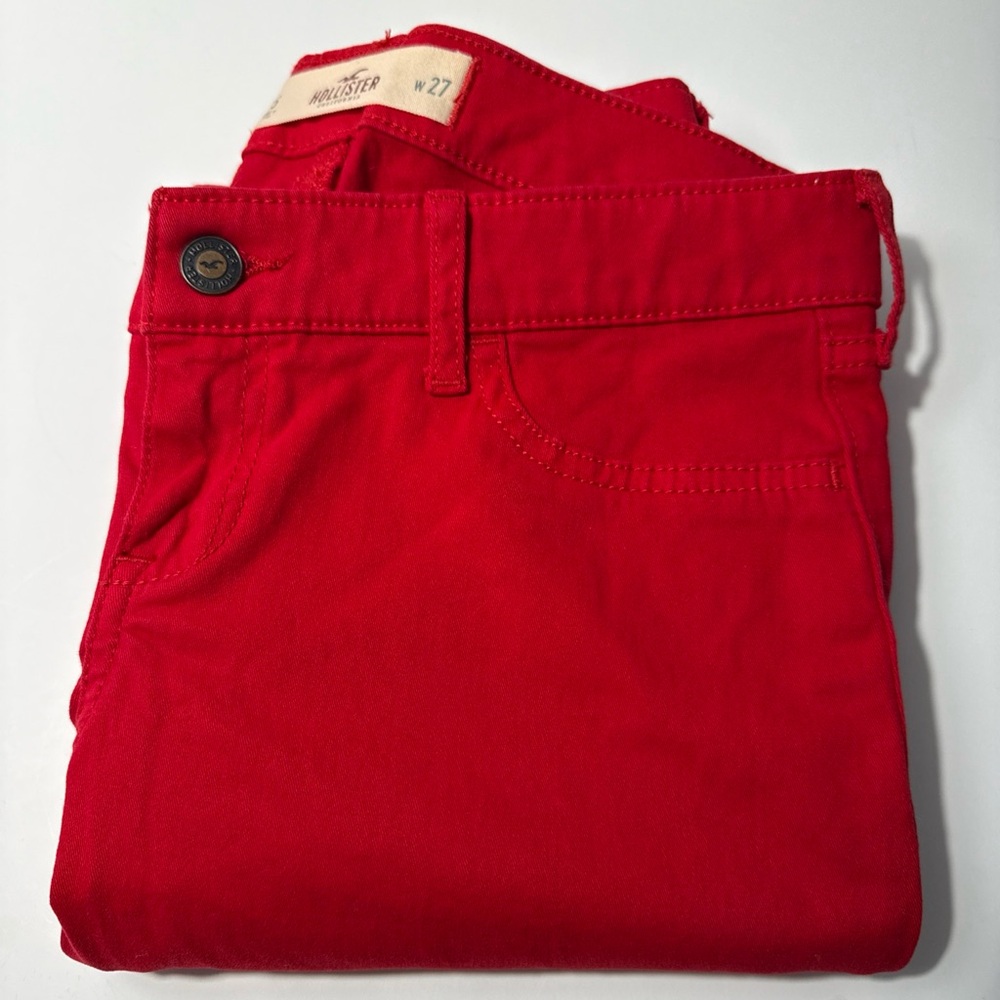 Hollister Bright Red Pants